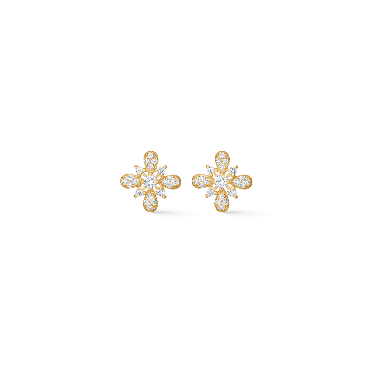 ÉLODIE ørestikker, 14 kt. rødguld