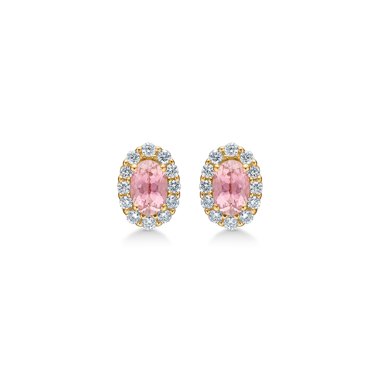 BLUSH ørestikker, 14 kt. rødguld