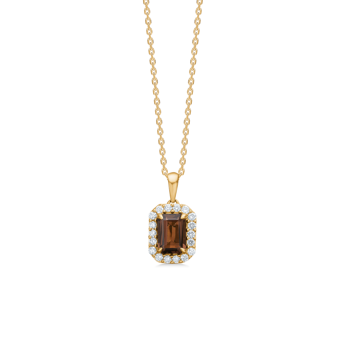 COGNAC vedhæng, 14 kt. rødguld