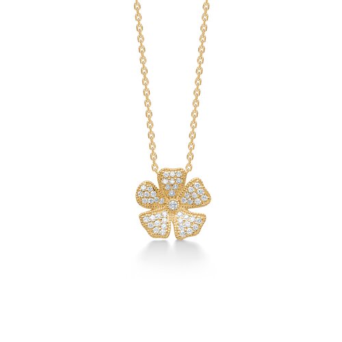FLEUR vedhæng m/0,24 ct