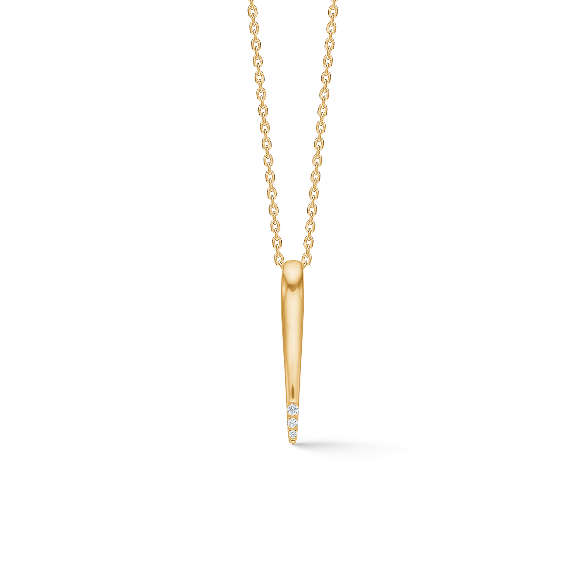 ICICLE vedhæng, 14 kt. rødguld med 0,016 ct.