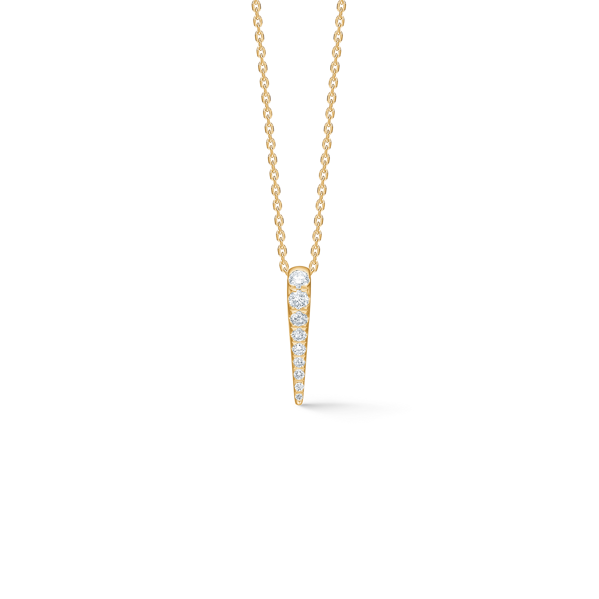 ICICLE vedhæng, 14 kt. rødguld med 0,19 ct.