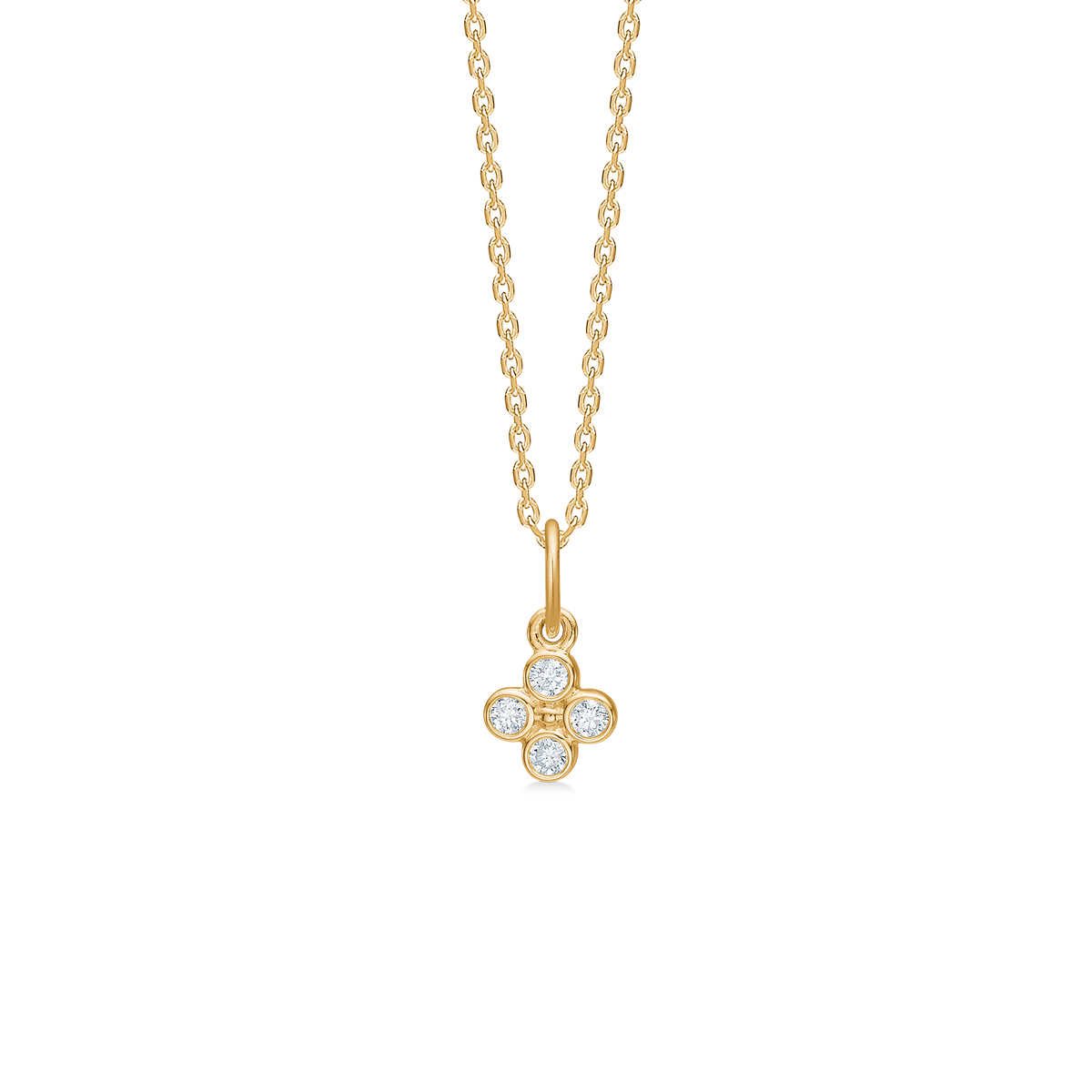 SOPHIA'S BLOOM vedhæng, small, 14 kt. rødguld