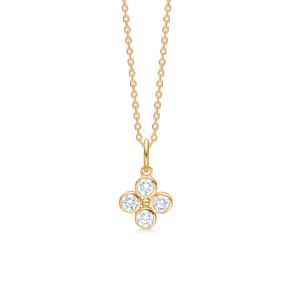 SOPHIA'S BLOOM vedhæng, large, 14 kt. rødguld