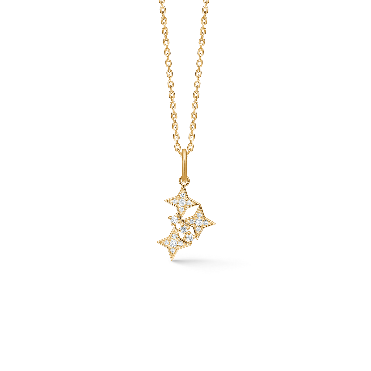 VESPER vedhæng, 14 kt. rødguld med 0,10 ct.