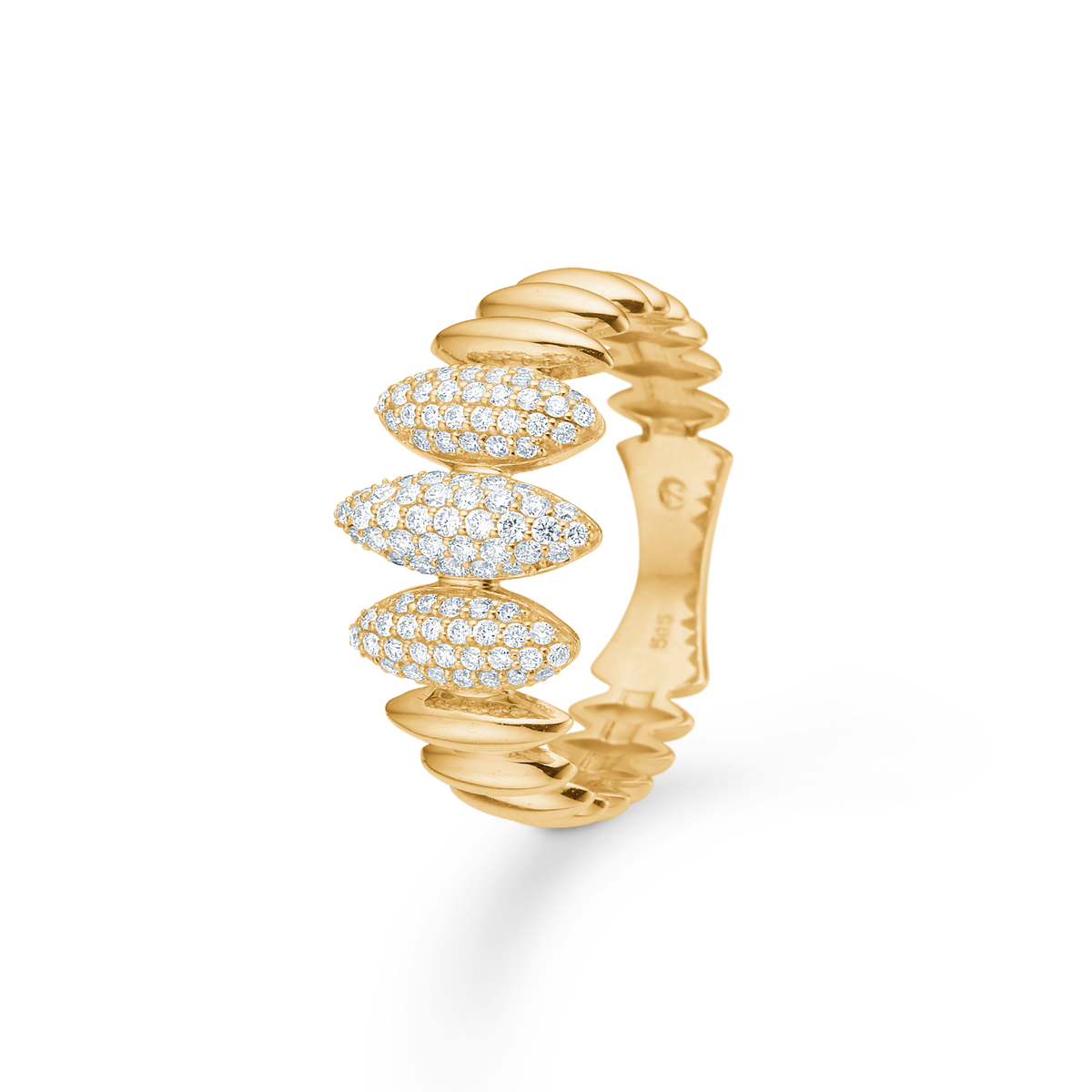 ORIELLE ring, 14 kt. rødguld
