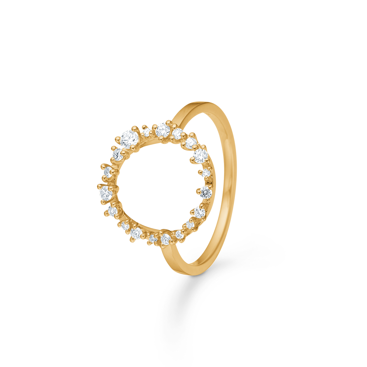 LUCIA ring, 14 kt. rødguld
