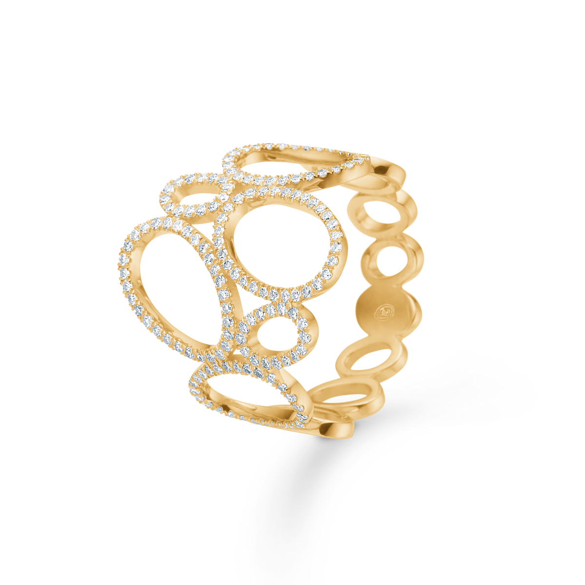 EVAYA ring, 14 kt. rødguld