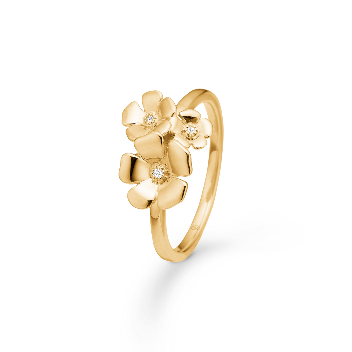FLEUR ring, 14 kt. rødguld