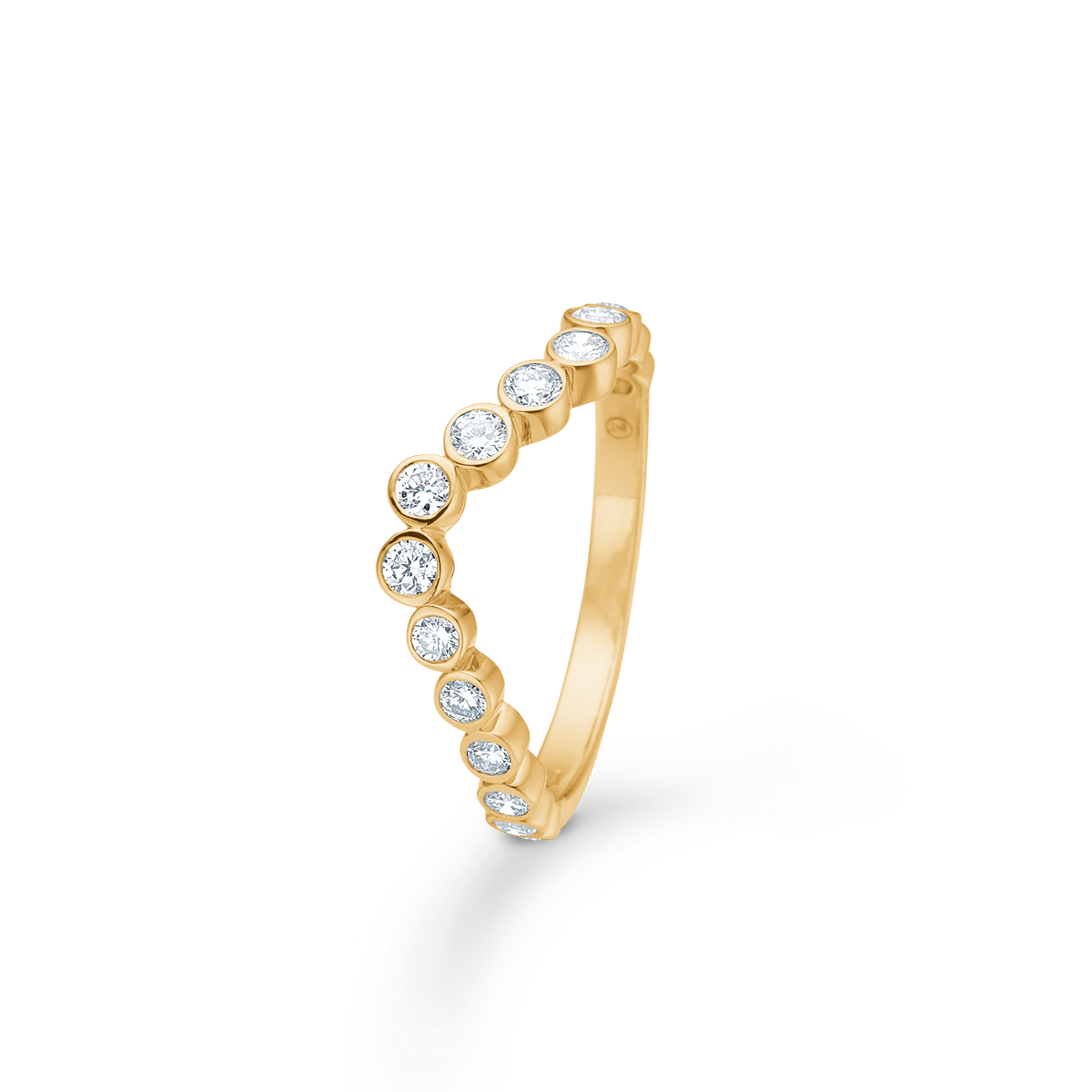 FREYA ring, 14 kt. rødguld