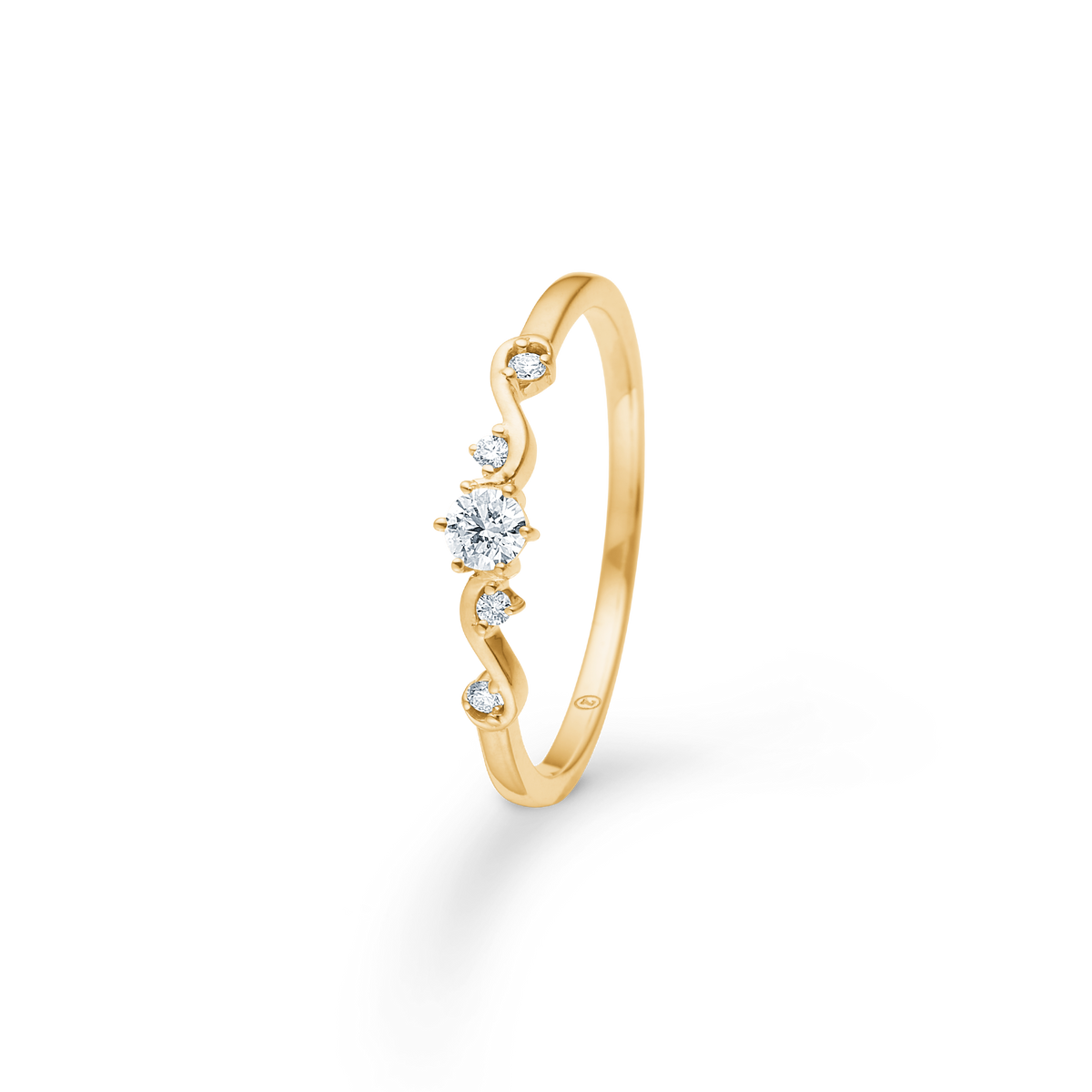 ISALINE ring, 14 kt. rødguld