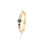 BLUE POETRY ring m/ london blue topas