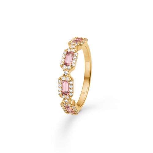 INDIGO ring m/pink turmalin