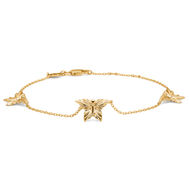 MONARCH armlænke, 14 kt. rødguld