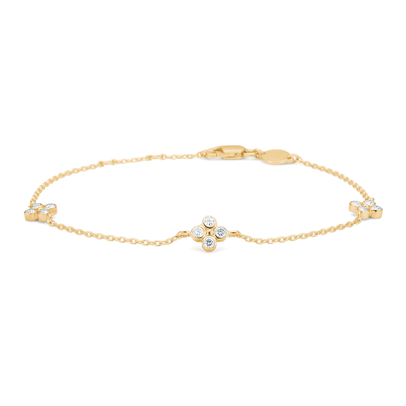 SOPHIA'S BLOOM armlænke, large, 14 kt. rødguld
