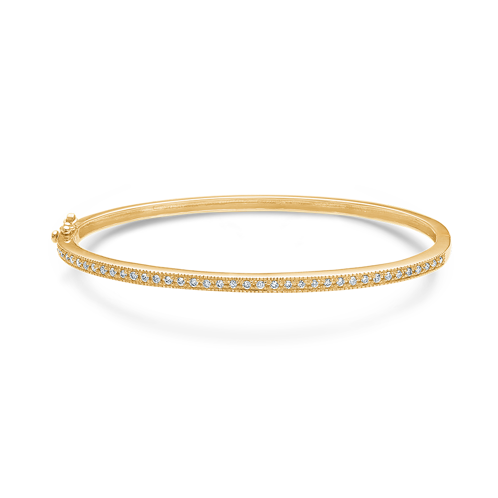 POETRY armring, 14 kt. rødguld