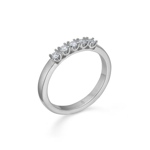 CROWN ALLIANCE ring hvidguld