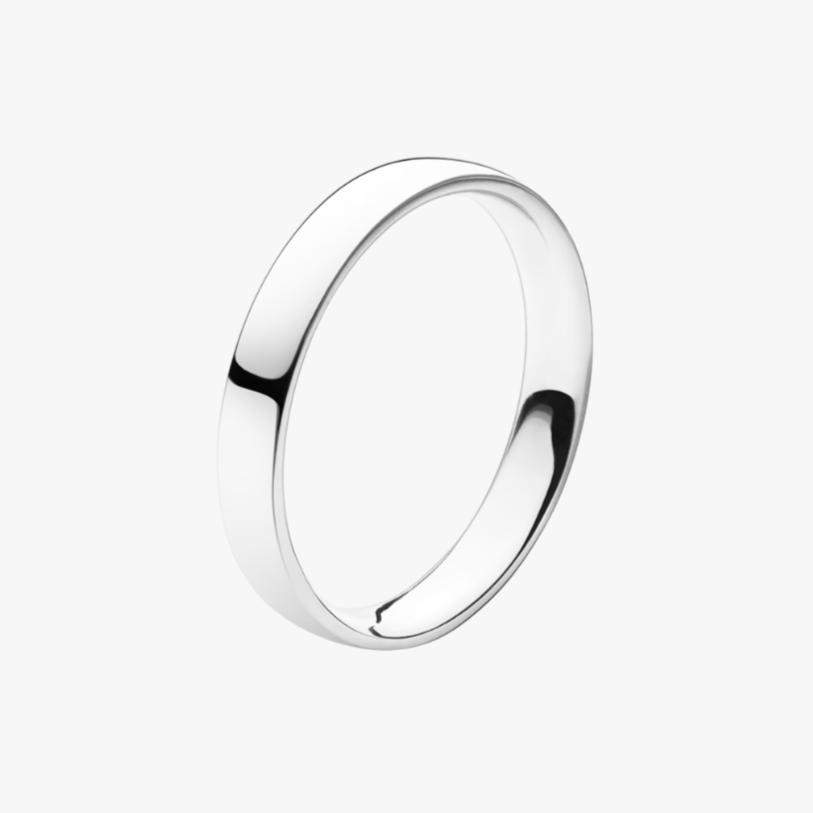 MAGIC BRIDAL ring 3,8 mm, hvidguld