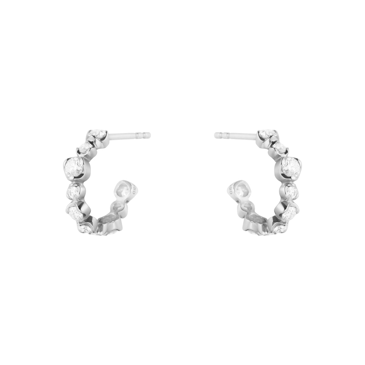 SIGNATURE DIAMOND creol, hvidguld