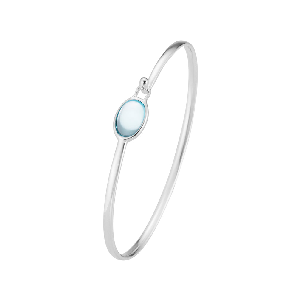 TORUN armring med topas, sølv