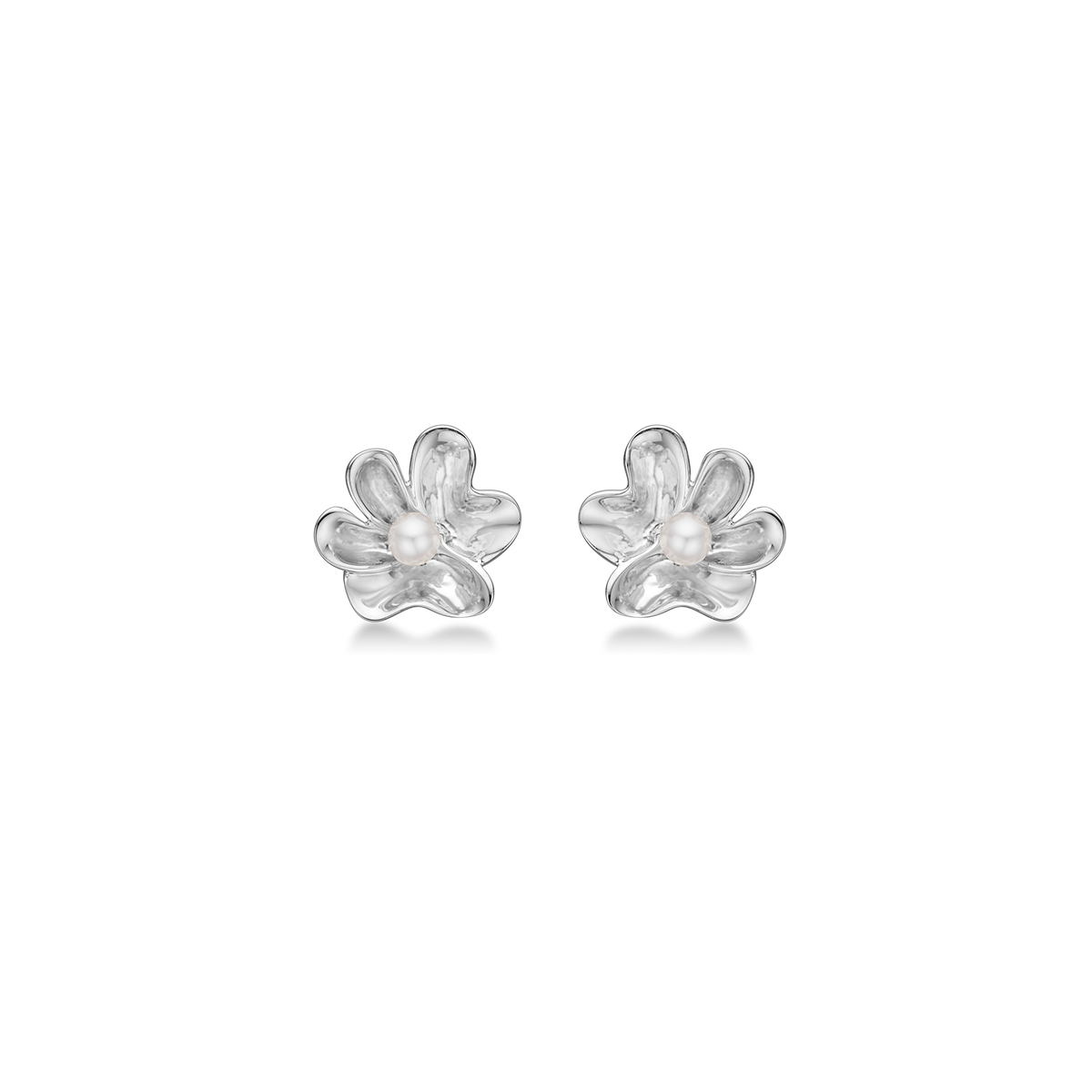 PEARLILY ørestikker, sølv