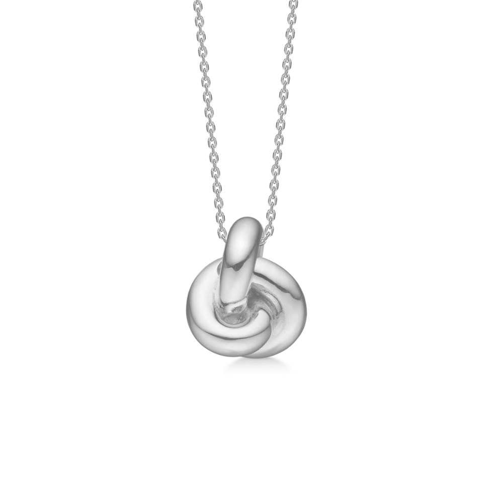 KNOT halskæde, sølv