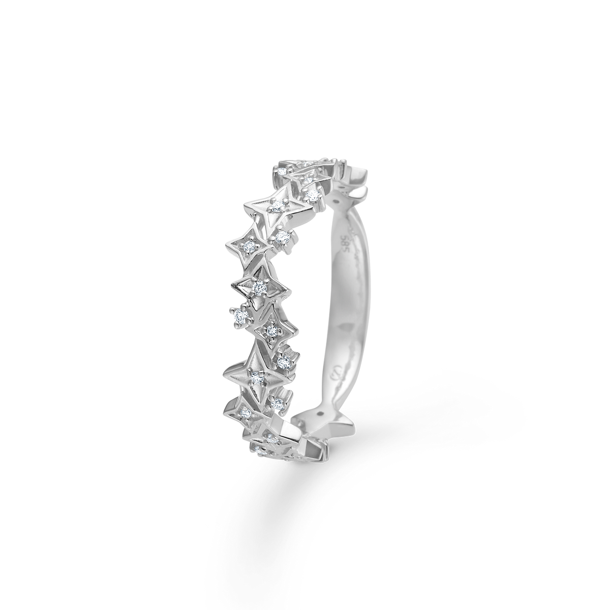 VESPER ring, sølv med zirkoner