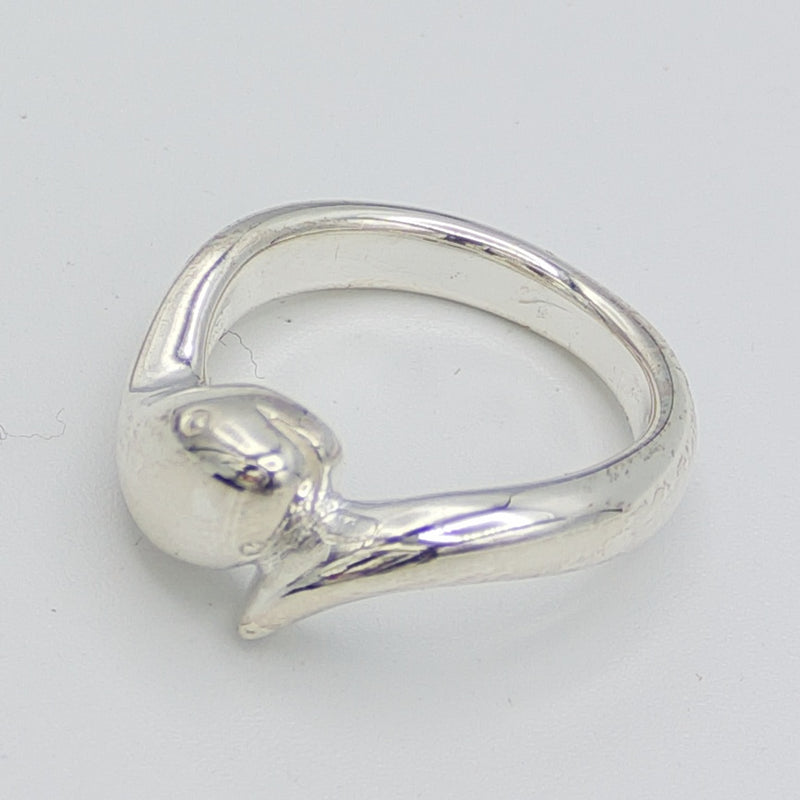 Sølv slange ring