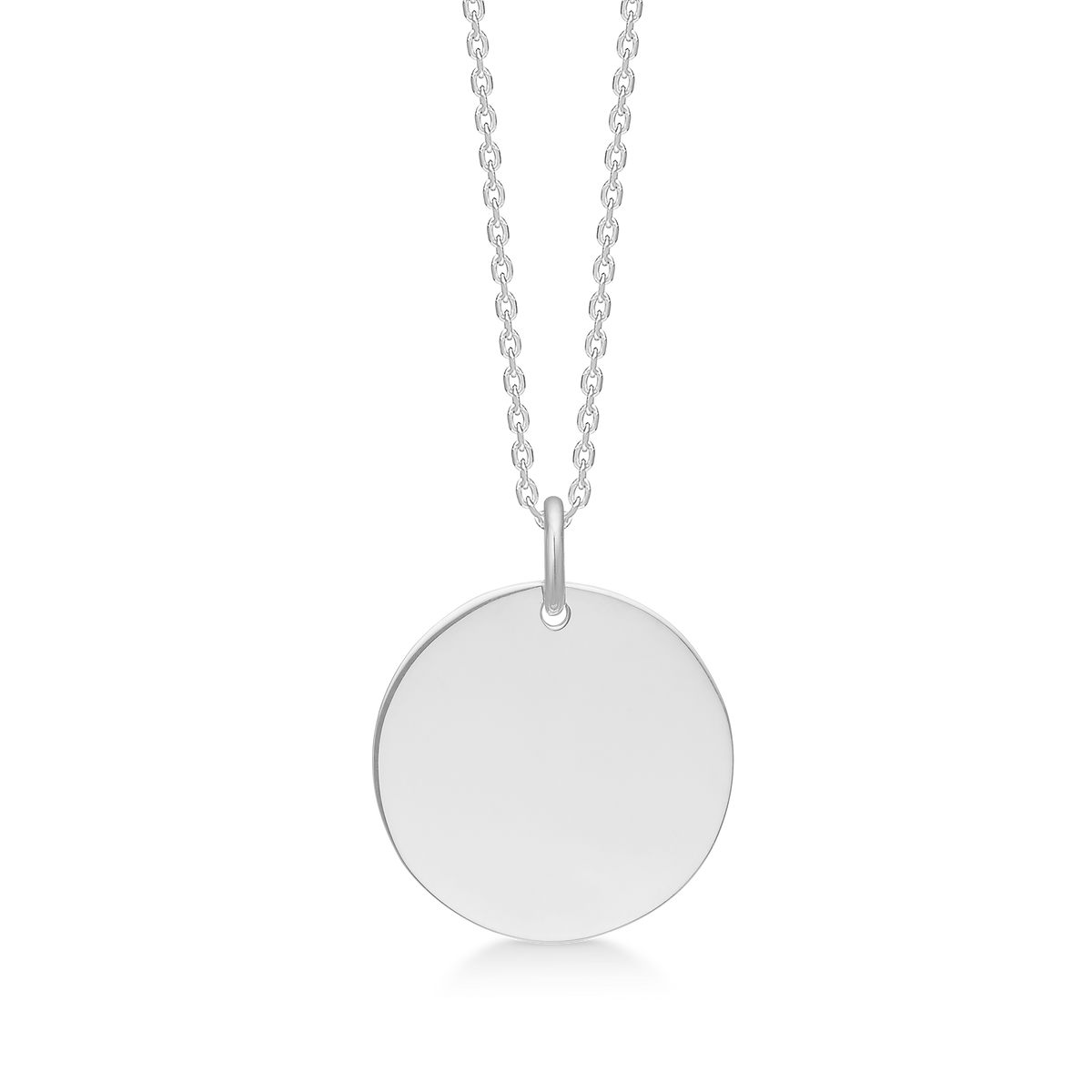 TOKEN halskæde, large, sølv