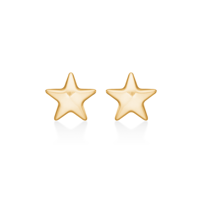 ASTRA LUX ørestikker, 8 kt. rødguld