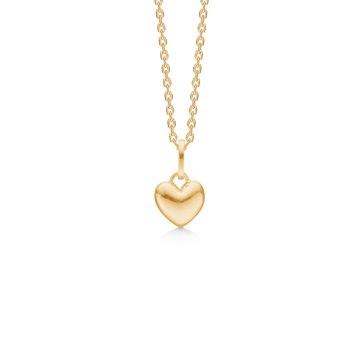 MINI LOVE vedhæng, 8 kt. rødguld, 6 mm