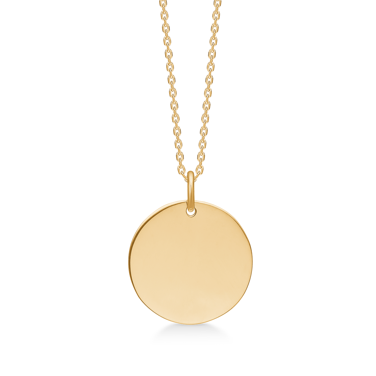 TOKEN vedhæng, large, 8 kt. rødguld
