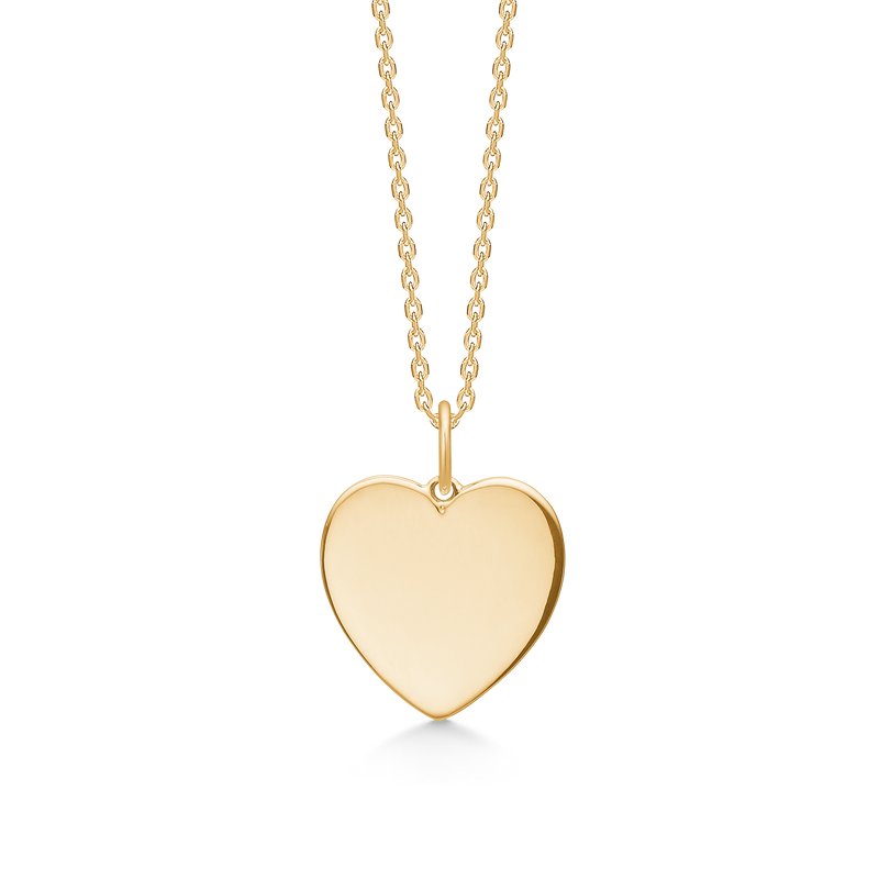LOVE TOKEN vedhæng, 8 kt. rødguld