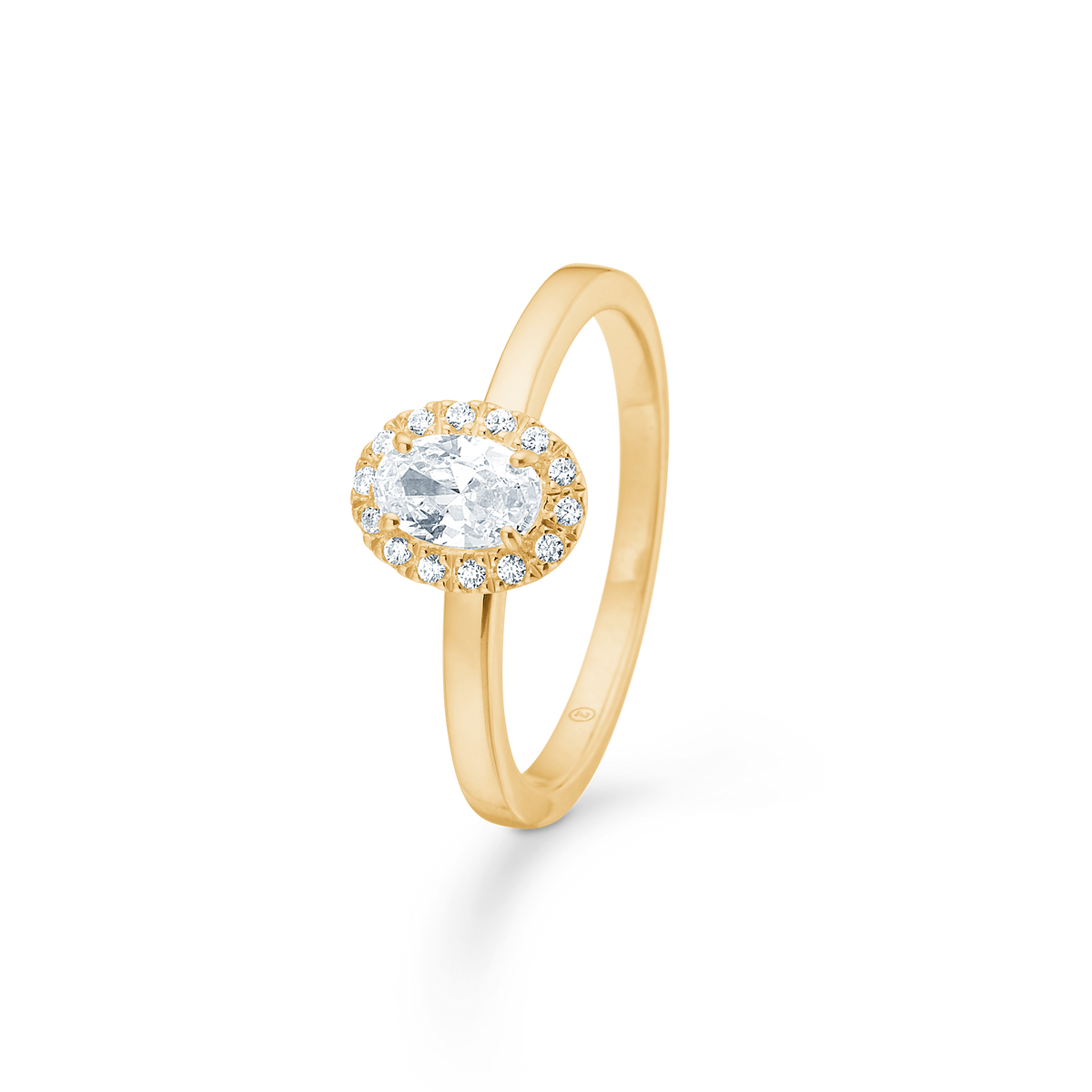 STELLAR ring, 8 kt. rødguld