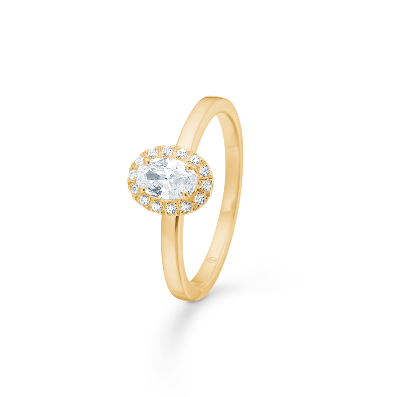 STELLAR ring, 8 kt. rødguld