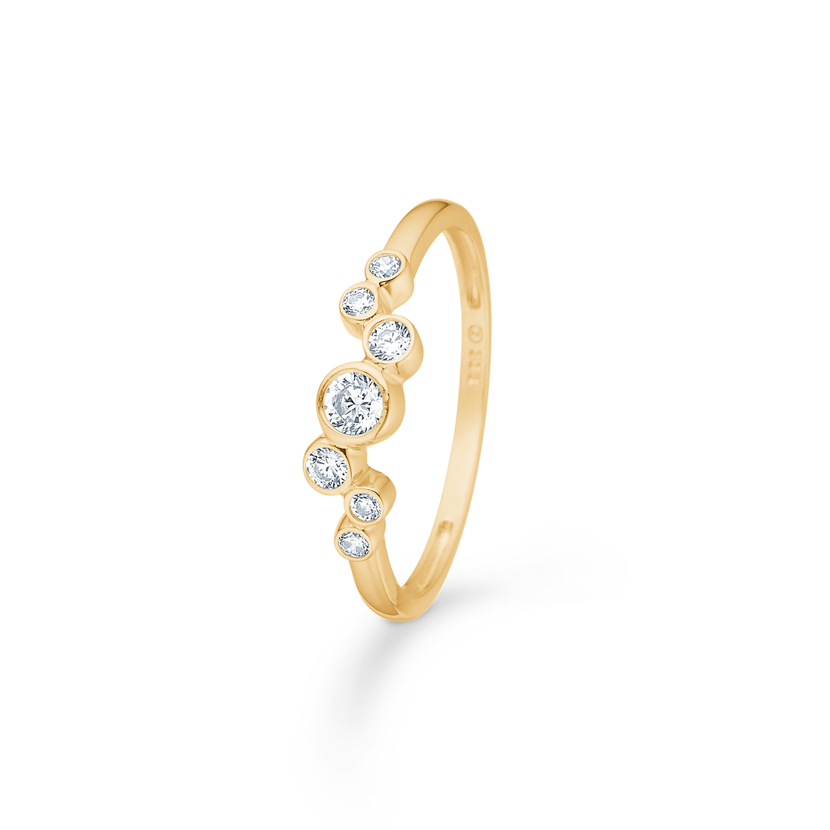 LUCY ring, 8 kt. rødguld