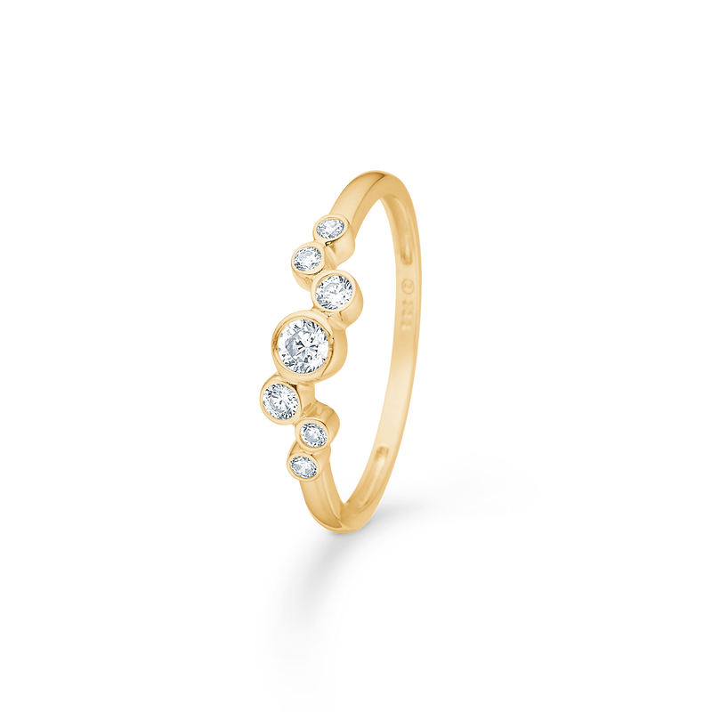 LUCY ring, 8 kt. rødguld
