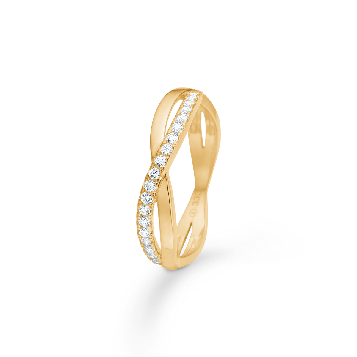 LIV ring, 8 kt. rødguld
