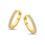 Passion creoler med zirkoner, 13 mm