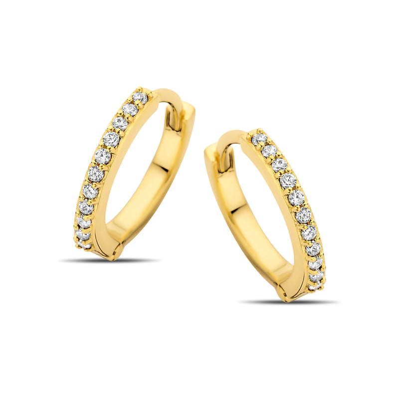 Passion creoler med zirkoner, 13 mm