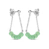 Amelia ørehængere, Green Aventurine