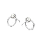 Perla ørestikker med ring