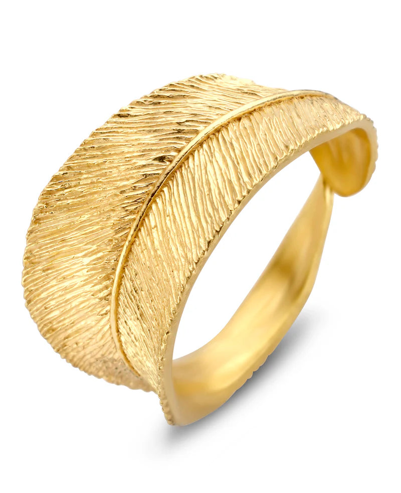 Fall ring, forgyldt