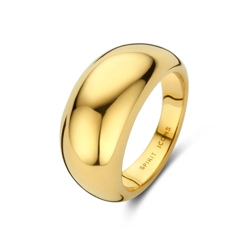 Callas ring, large, forgyldt