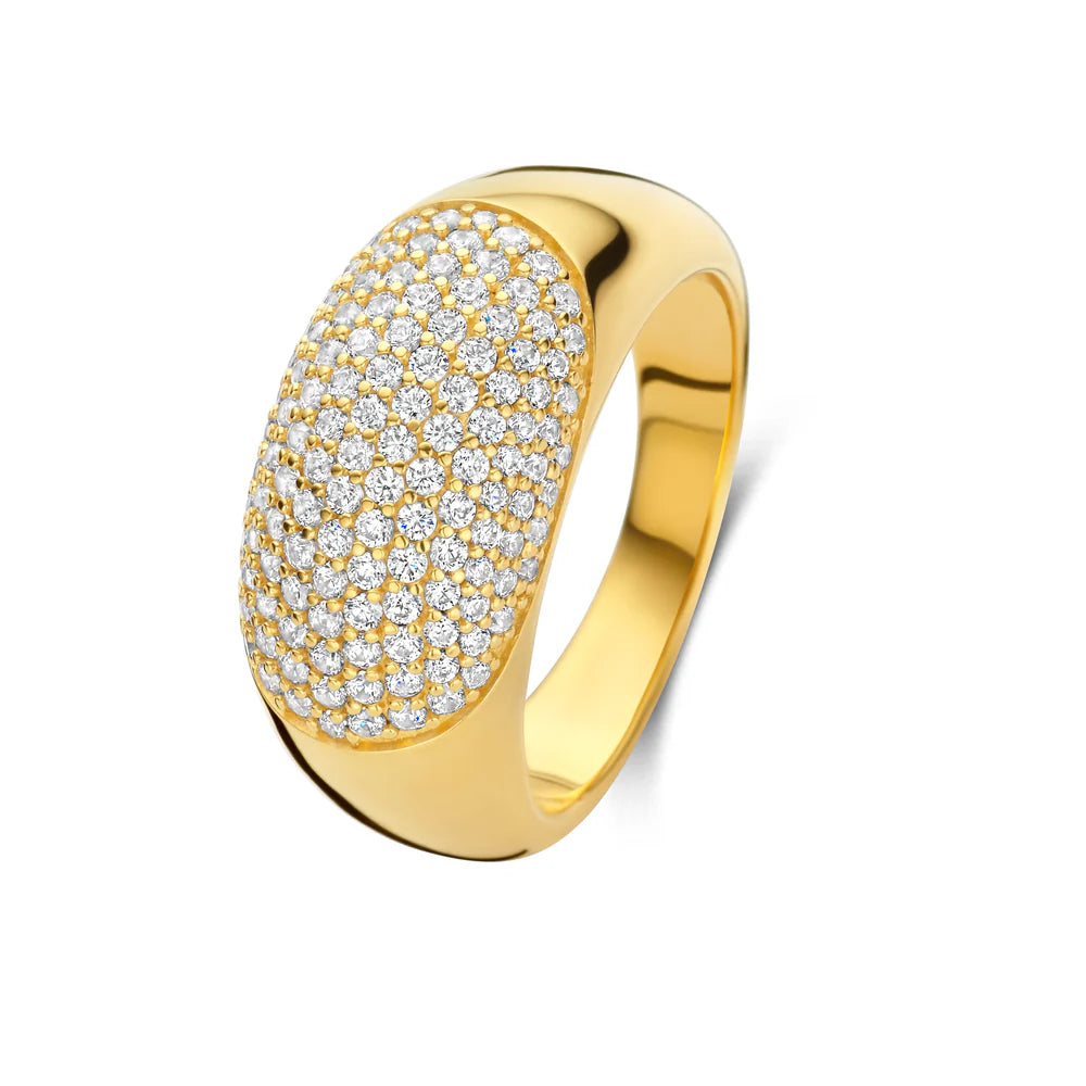 GRAND CALLAS ring, large, forgyldt