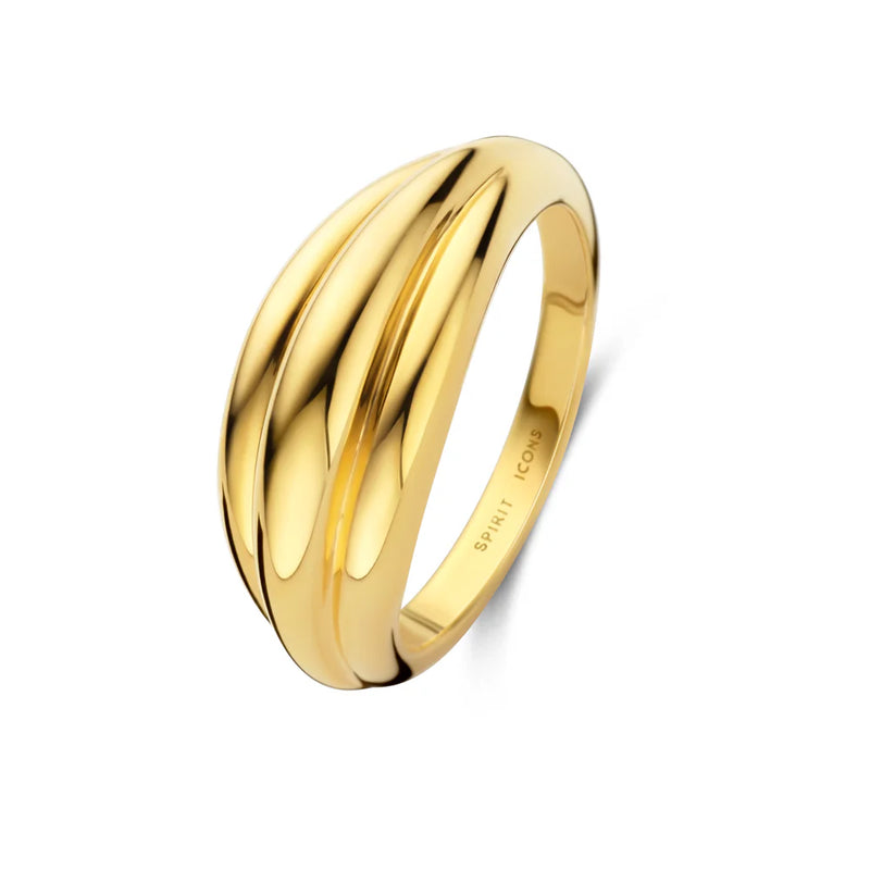 Emelda ring, forgyldt