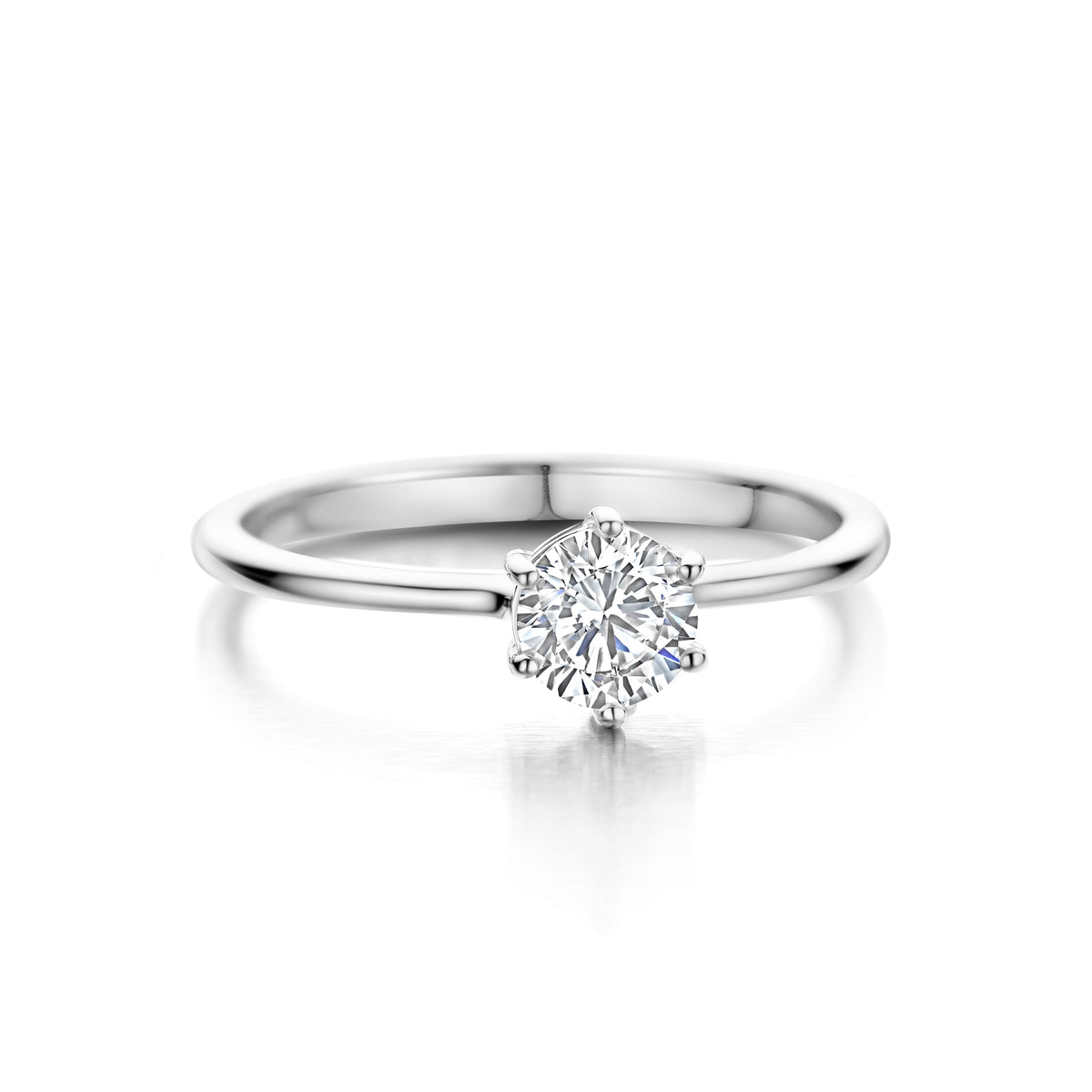 SELINA ring, M, sølv