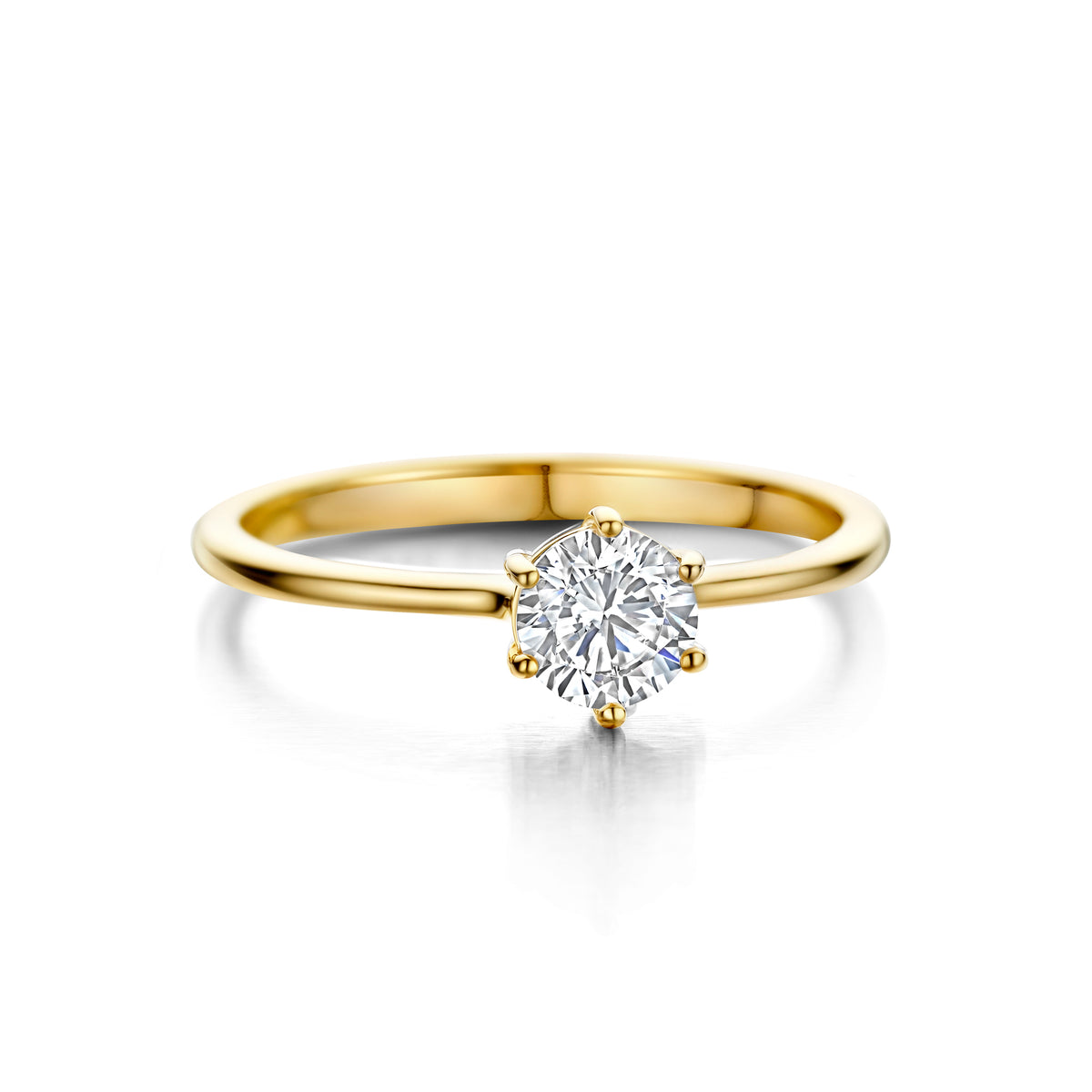 SELINA ring, M, forgyldt