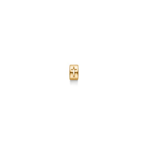 Black Sun bead 14 kt guld, faith
