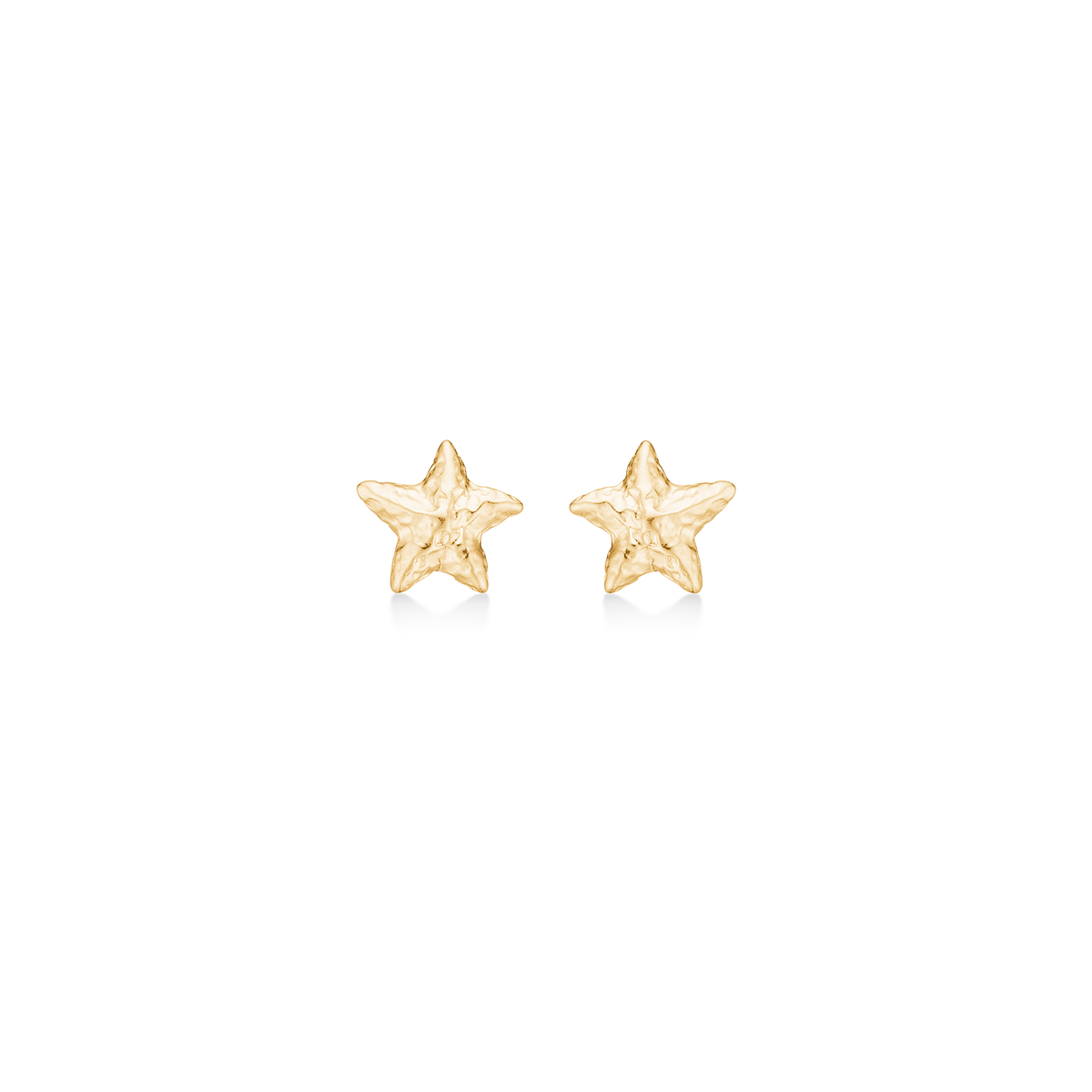 STARFISH LUSTRE ørestikker lille forgyldt